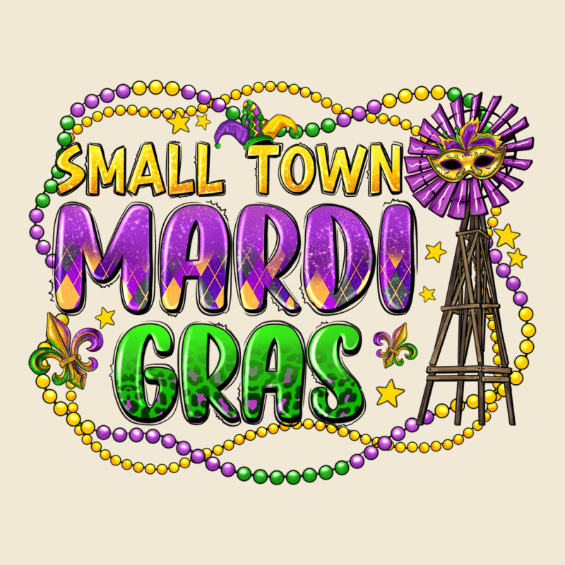 Small Town Mardi Gras Ladies Tee by LillyAllenDesigns | Teevron