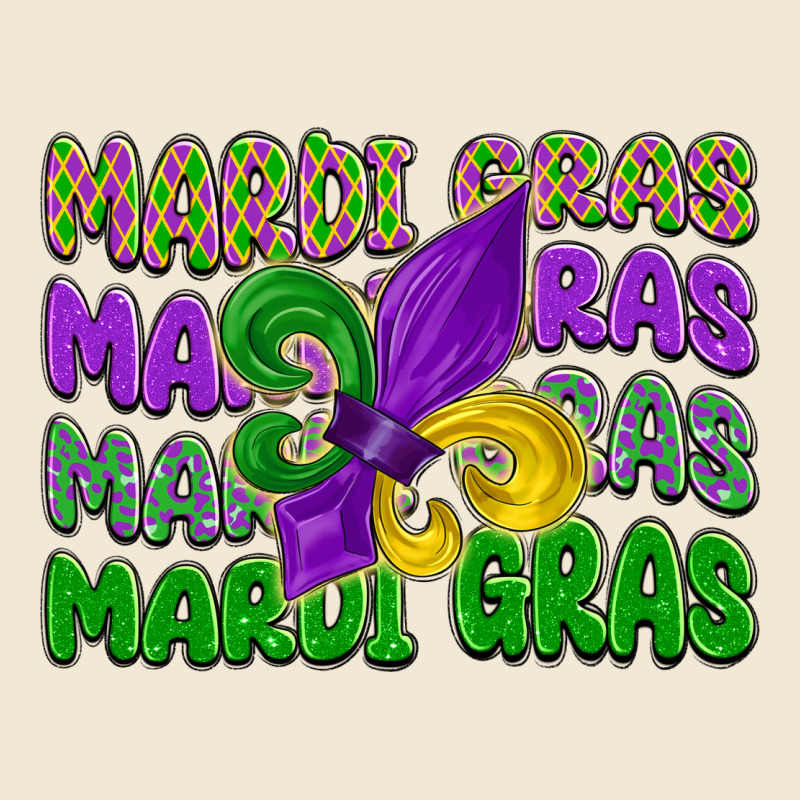 Mardi Gras With Fleur De Lis Ladies Tee by LillyAllenDesigns | Teevron