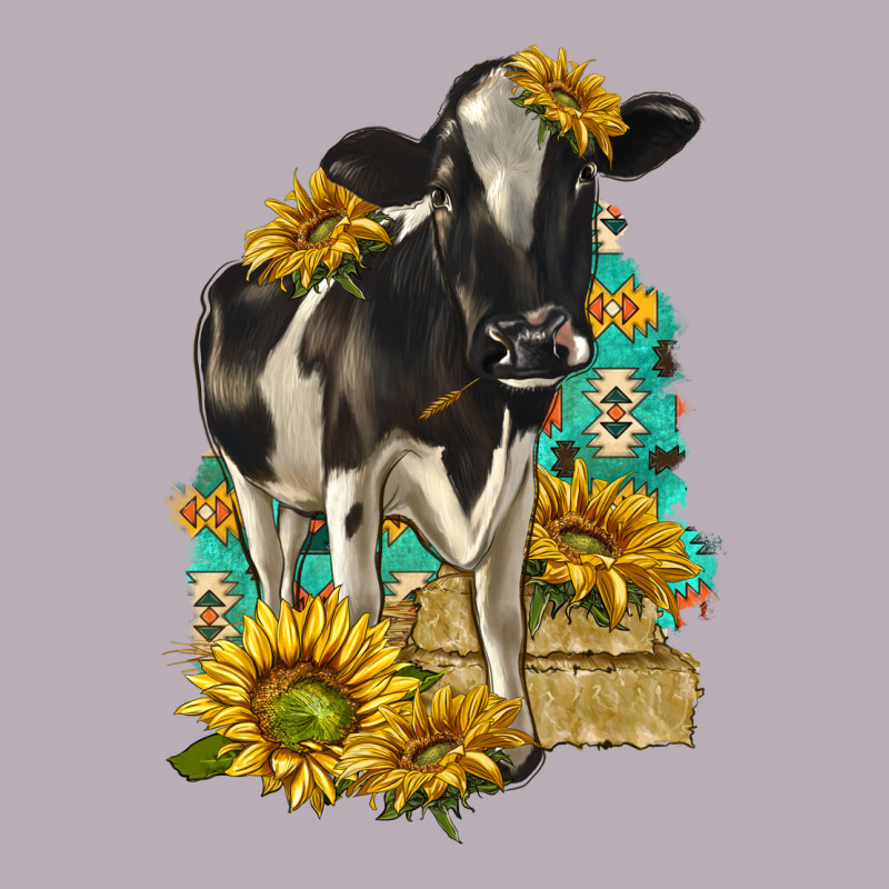 Sunflowers Cow Vintage Tee by texasbilliewilder | Teevron