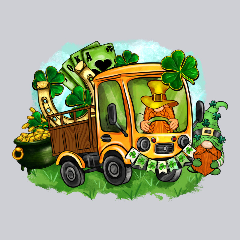 Truck Saint Patricks Day Heavyweight Sweatshirt by FaDigitalArtStudio | Teevron