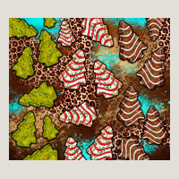 Little Debbie Tree Cakes Leopard Turquoise Heavy Core Tee | Teevron