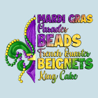 Mardi Gras Parades Beads French Quarter Beignets K Ladies Tee | Teevron