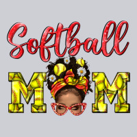 Softball Mom  And Afro Messybun Mom Bbs Heavyweight Sweatshirt | Teevron