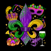 Mardi Gras Fleur De Lis Ladies Tee | Teevron