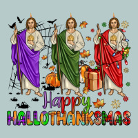 San Judas Happy  Hallothanksmas Heavy Core Tee | Teevron