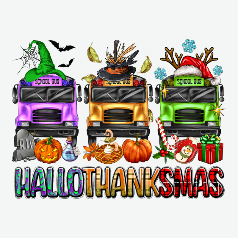 Hallothanksmas School Bus Urban Heavy Tee by texasbilliewilder | Teevron