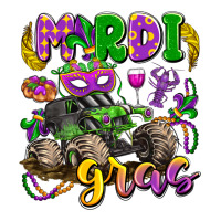 Mardi Gras Monster Truck Ladies Tee | Teevron