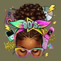 80's Babe Afro Messy Bun Vintage Hoodie | Teevron