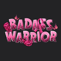 Badass Warrior Breast Cancer Vintage Tee | Teevron