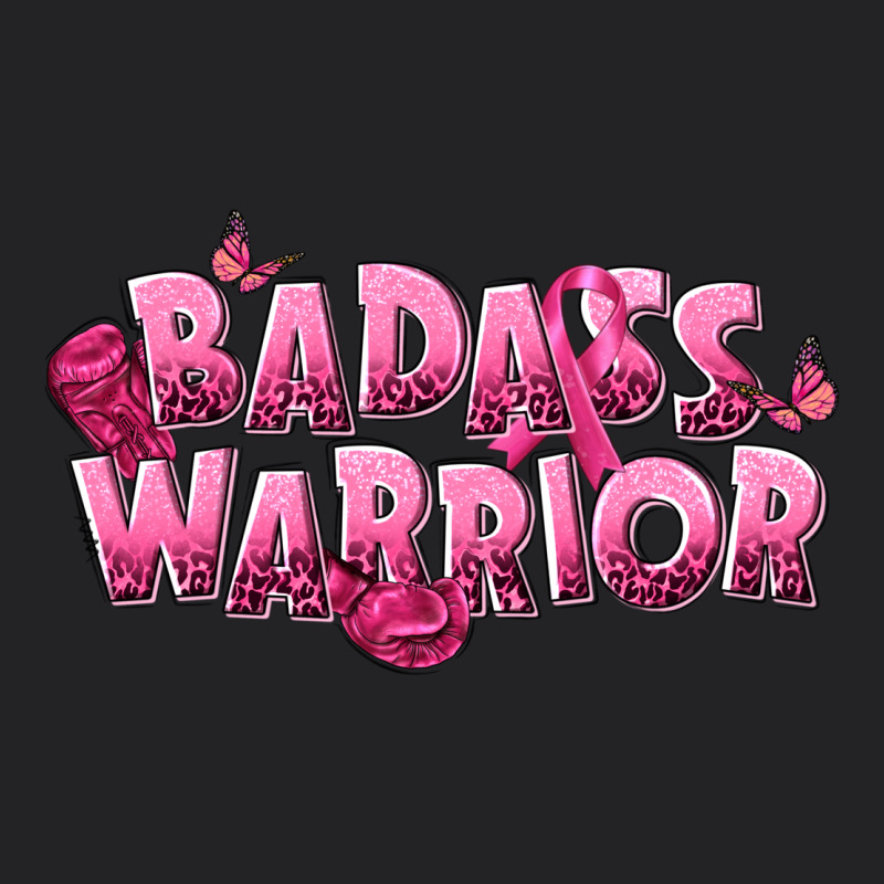 Badass Warrior Breast Cancer Vintage Tee by NancyCooperArtShop | Teevron