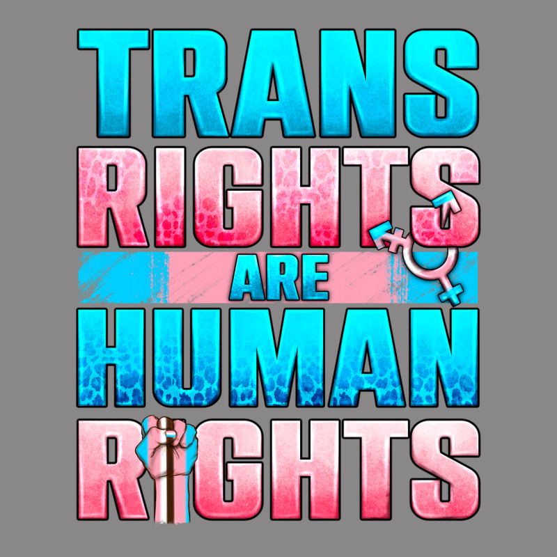 Trans Rights Are Human Rights Vintage Tee by NancyCooperArtShop | Teevron
