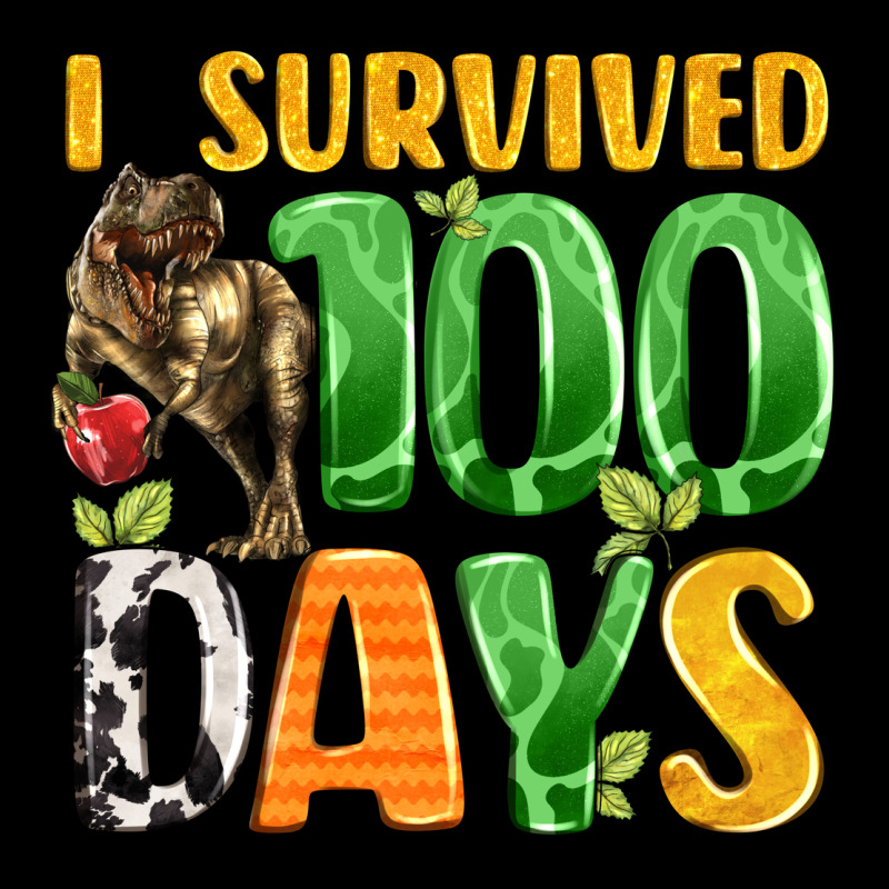 Dinosaur 100day Celebration Ladies Tee by LillyAllenDesigns | Teevron