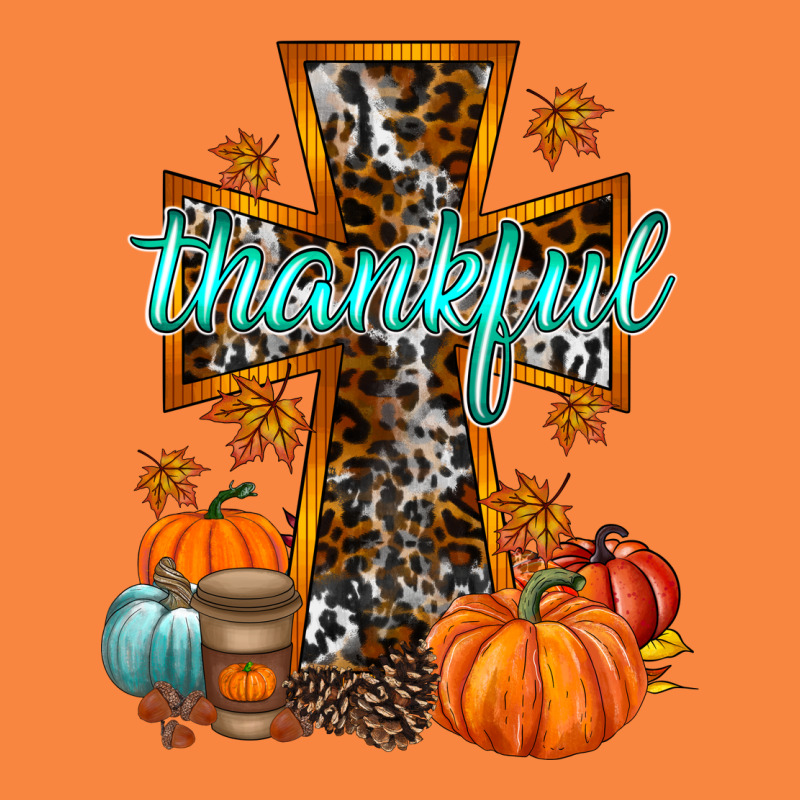 Thankful Cross Premium Sweatshirt by RacoonDesign | Teevron