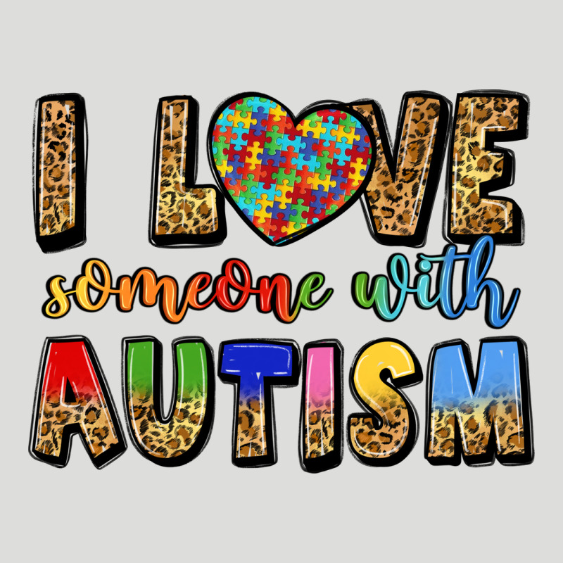 I Love Someone With Autism Zipper Hoodie by LillyAllenDesigns | Teevron