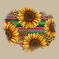 Sunflower Leopard Serape Patch Long Sleeve Tee | Teevron