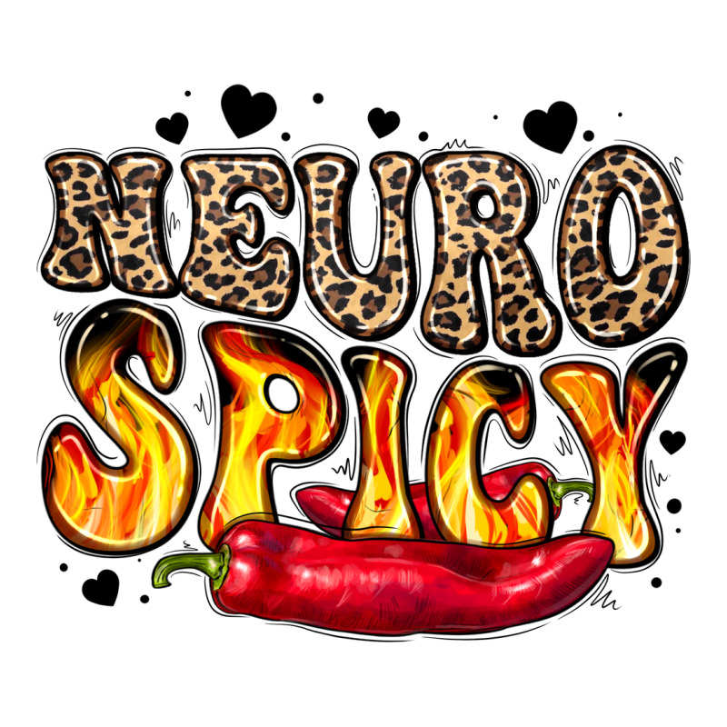 Neuro Spicy Neurodivergence Zipper Hoodie by LillyAllenDesigns | Teevron