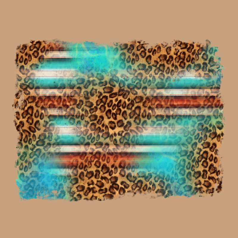 Serape And Leopard Background Vintage Tee by texasbilliewilder | Teevron