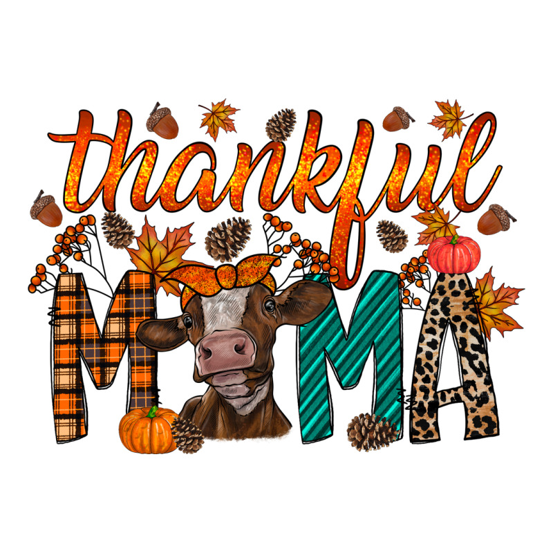 Thankful Mama Cow Premium Sweatshirt by RacoonDesign | Teevron