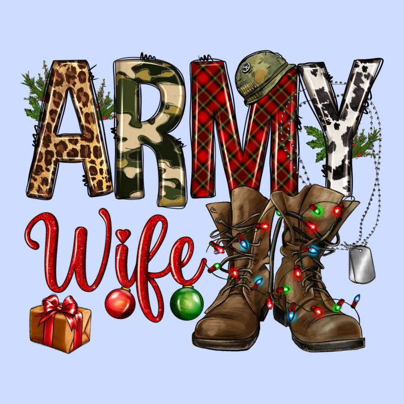 Christmas Army Wife Urban Heavy Tee by NancyCooperArtShop | Teevron
