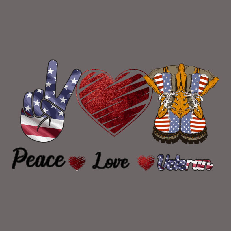 Peace Love Veteran Classic Tee by Bettercallsaul | Teevron