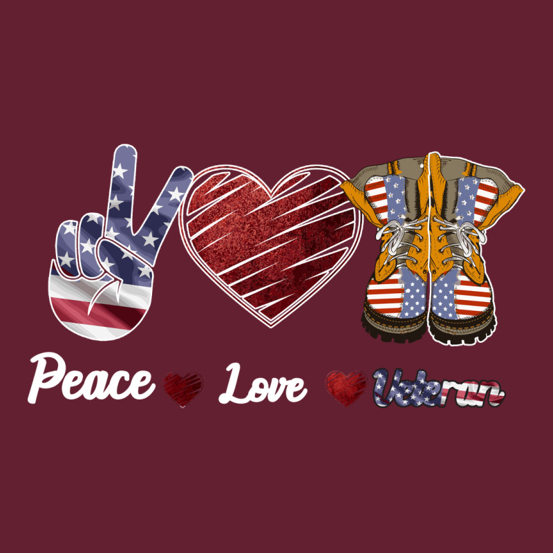Peace Love Veteran Classic Tee by Bettercallsaul | Teevron