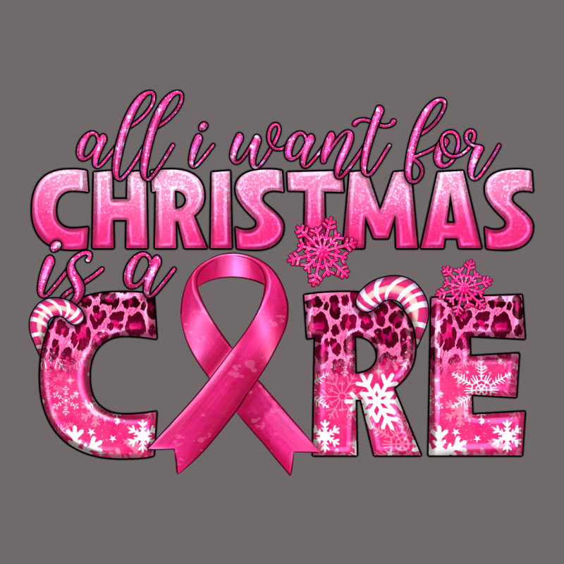 All I Want For Christmas Is A Cure Breast Cancer Urban Heavy Tee by texasbilliewilder | Teevron