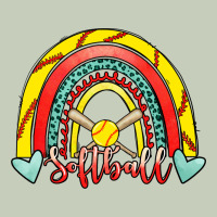 Softball Rainbow Ladies Tee | Teevron
