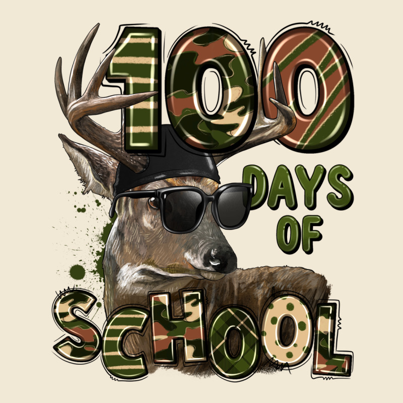100 Days Of School Hunting Deer Ladies Tee by LillyAllenDesigns | Teevron
