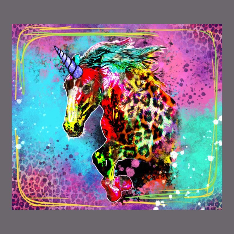 Colorful Unicorn Horse Premium Sweatshirt by LillyAllenDesigns | Teevron