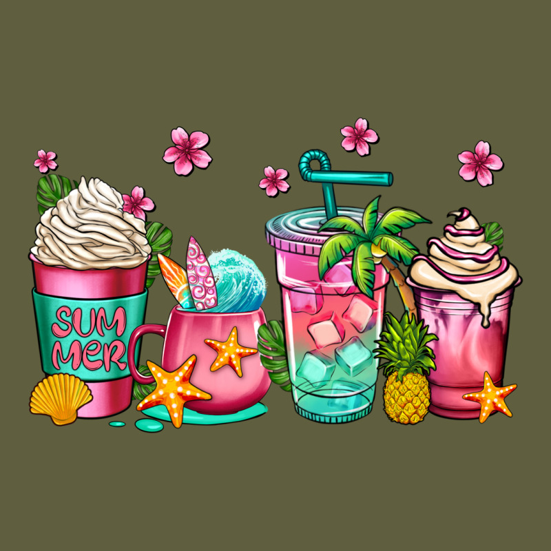 Summer Coffee Cups Vintage Tee by Jasminsmagicworld | Teevron