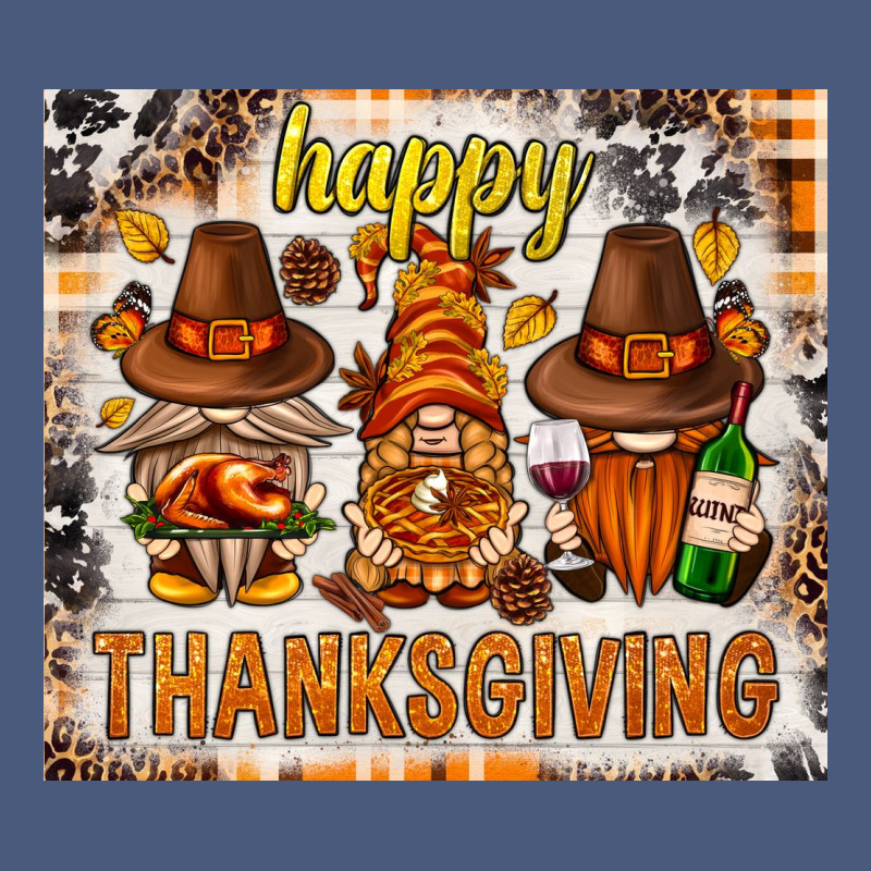 Happy Thanksgiving Gnomes Vintage Hoodie by NancyCooperArtShop | Teevron