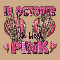 In October We Wear Pink Skeleton Vintage Hoodie | Teevron