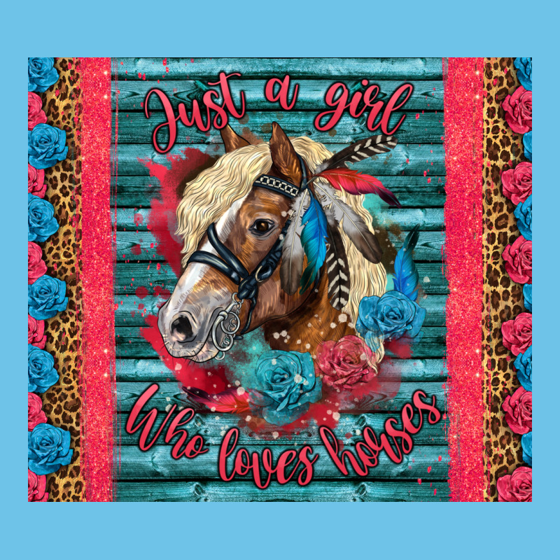 Just A Girl Who Loves Horses Premium Sweatshirt by LillyAllenDesigns | Teevron