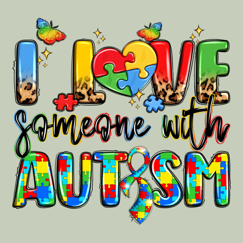 I Love Someone With Autism Ladies Tee by LillyAllenDesigns | Teevron