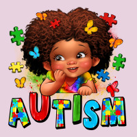 Autism Afro Girl Ladies Tee | Teevron