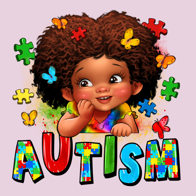 Autism Afro Girl Ladies Tee by LillyAllenDesigns | Teevron