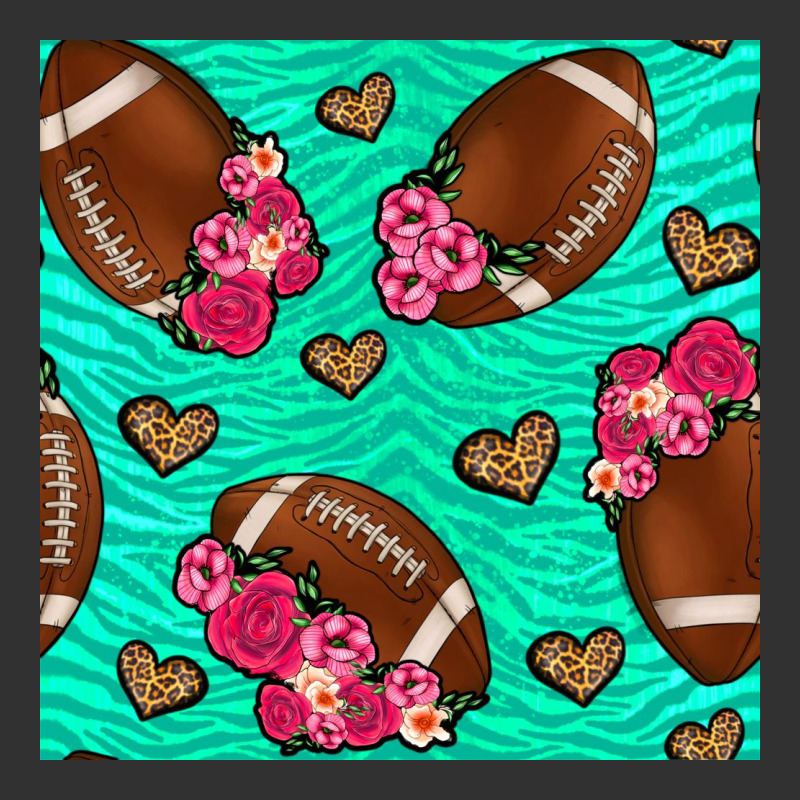 American Football Roses And Hearts Urban Heavy Tee by NancyCooperArtShop | Teevron