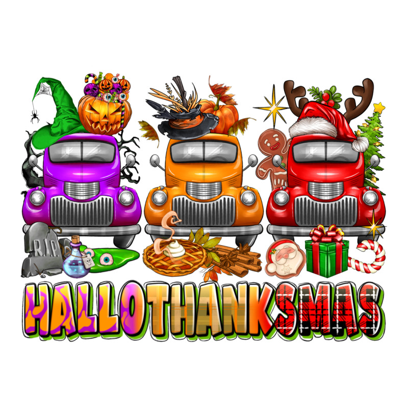 Hallothanksmas Trucks Urban Heavy Tee by texasbilliewilder | Teevron