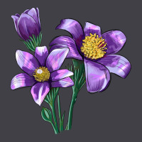 Pasque Flower Illustrations Heavyweight Hoodie | Teevron