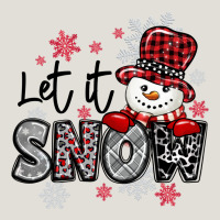 Let It Snow Sowman Snowflake Heavy Core Tee | Teevron