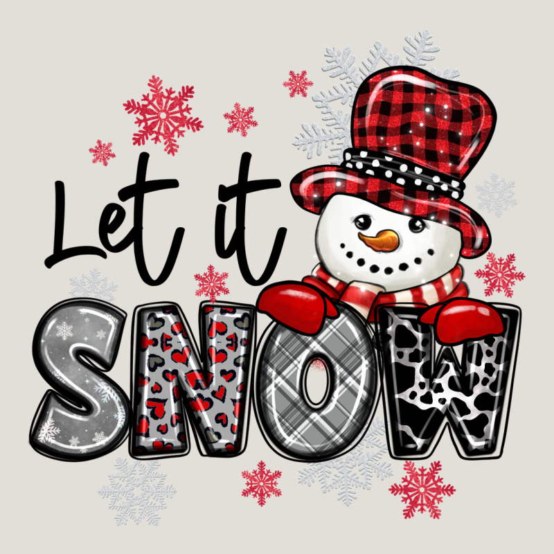 Let It Snow Sowman Snowflake Heavy Core Tee by MaliasSmallBusiness | Teevron