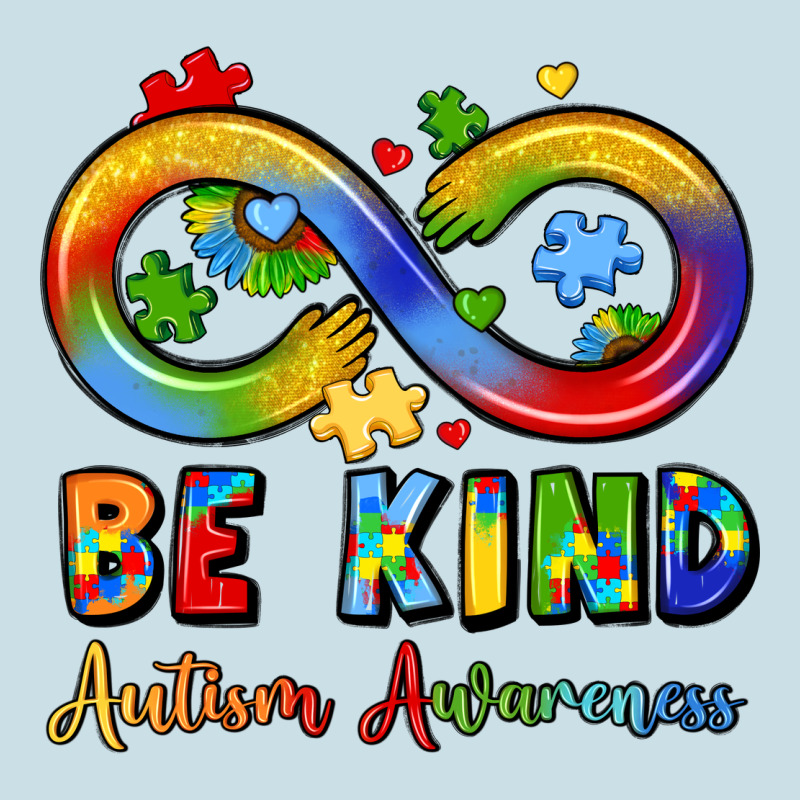 Be Kind Autism Awareness Infinity Symbol Ladies Tee by LillyAllenDesigns | Teevron