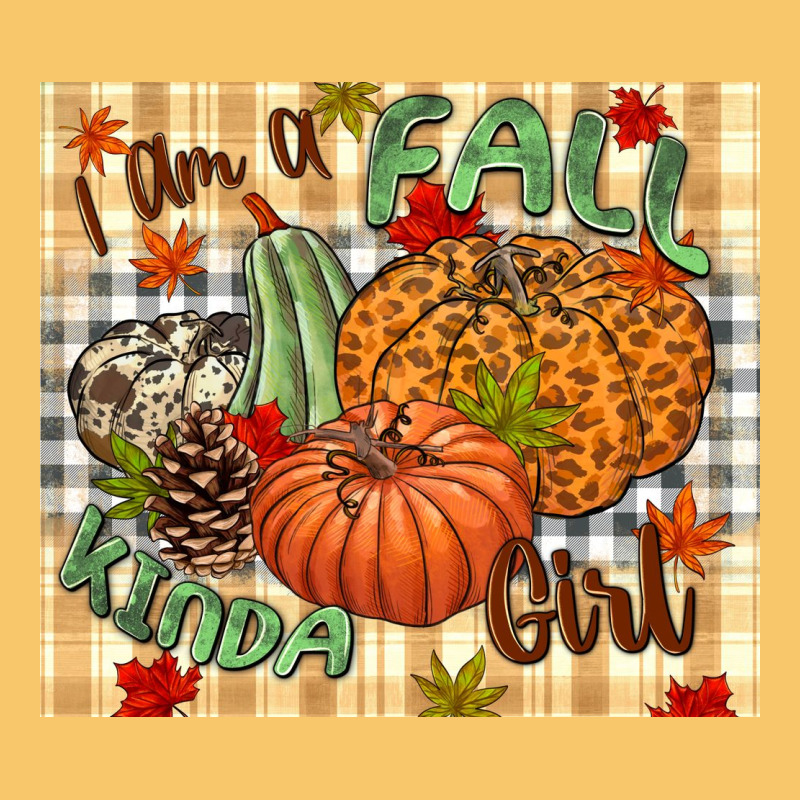 I Am A Fall Kinda Girl Pumpkin Fall Vintage Hoodie by NancyCooperArtShop | Teevron
