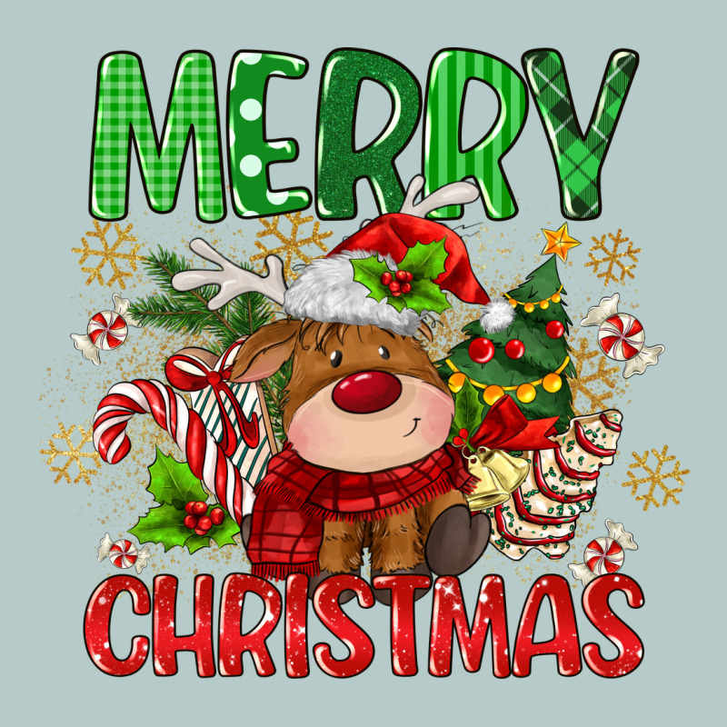 Merry Christmas Deer Heavy Core Tee by MaliasSmallBusiness | Teevron