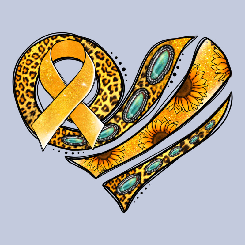 Childhood Cancer Awareness Heart Long Sleeve Tee by Jasminsmagicworld | Teevron