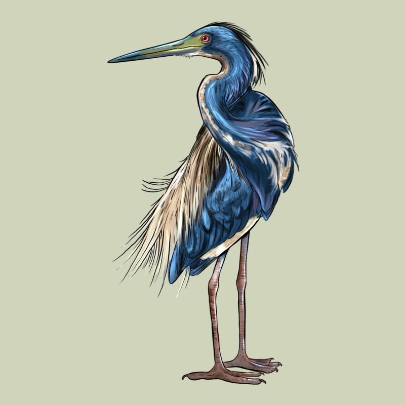 Louisiana Heron Heavyweight Hoodie by LillyAllenDesigns | Teevron