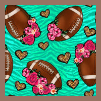 American Football Roses And Hearts Seamless Pattern Premium Hoodie | Teevron