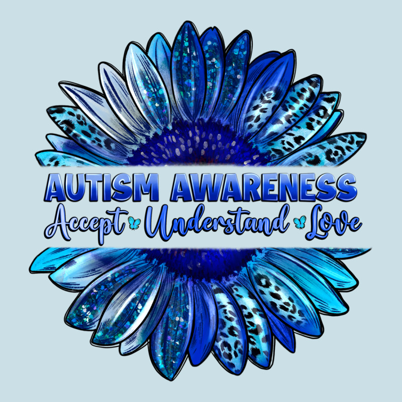 Autism Awareness Accept Understand Love Blue Ladies Tee by LillyAllenDesigns | Teevron