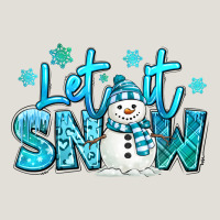 Let It Snow Winter Snowman Heavy Core Tee | Teevron