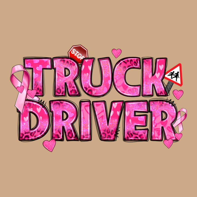 Breast Cancer Truck Driver Vintage Hoodie by texasbilliewilder | Teevron